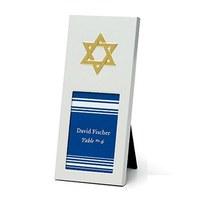 Star of David Place Card Frames - 12 pack