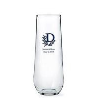 stemless champagne flutes personalised