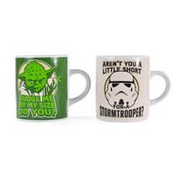 Star Wars Yoda and Stormtooper Set of 2 Mini Mug