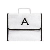 Stand Up Waffle Cosmetic Bag - White