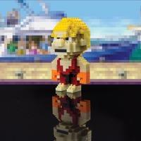 Street Fighter Ken Pixel Building Bricks Set