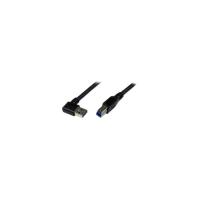 StarTech.com 2m Black SuperSpeed USB 3.0 Cable - Right Angle A to B - M/M - 1 x Type A Male USB - 1 x Type B Male USB - Black