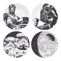 star wars plates in gift box set of 4