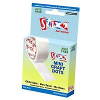 Stix2 Pack of 3 Mini Craft 6mm Glue Dots 354855