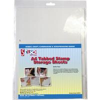 stix2 a4 tabbed stamp storage sheets 354932