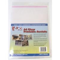 Stix2 Clear Printable Acetate Sheets 354928