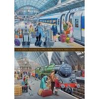 St Pancras Now and Then 1000 Piece jigsaw Puzzle