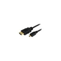 StarTech.com 3 ft High Speed HDMI Cable with Ethernet - HDMI to HDMI Micro - M/M - 1 x HDMI Male Digital Audio/Video - 1 x HDMI (Micro Type D) Male Di