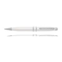stratford white ballpoint pen pencil set