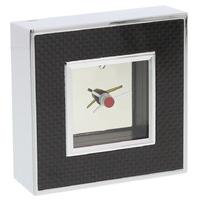 stratton chrome plated mantel clock