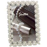 Stratton Classic Col Pearl Frame Swarovski Elements 5 x 7\