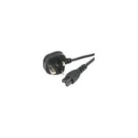 startechcom 1m laptop power cord 3 slot for uk bs 1363 to c5 clover le ...