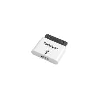 startechcom white apple 30 pin dock connector to micro usb adapter for ...