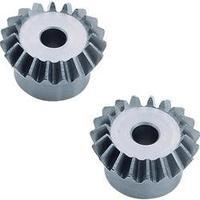 Steel bevel gear wheel Reely Module Type: 1.0 No. of teeth: 22, 22 1 pair