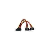 StarTech.com 6in Latching SATA Power Y Splitter Cable Adapter - M/F - 6\