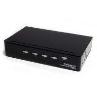 Startech 4 Port Hdmi 1.3 Video Splitter With Audio (black)