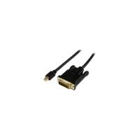 StarTech.com 6 ft Mini DisplayPort to DVI Active Adapter Converter Cable - mDP to DVI 2560x1600 - Black - 1 x Mini DisplayPort Male Digital Audio/Vide
