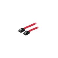 StarTech.com 12in Latching SATA Cable - 1 x Male SATA - 1 x Male SATA - Red