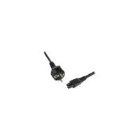 startechcom 1m 3 prong laptop power cord schuko cee7 to c5 clover leaf ...