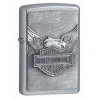 Street Chrome Harley Davidson Iron Eagle Emblem Zippo Lighter