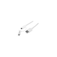 StarTech.com 1m (3ft) Apple Lightning or Micro USB to USB Cable for iPhone / iPod / iPad - White - 1 x Type A Male USB - 1 x Lightning Male Proprietar