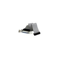 StarTech.com Low Profile 16in Parallel Port Header Cable Adapter with Bracket - DB25 (F) to IDC26 - 1 x DB-25 Female Parallel - 1 x IDC Female IDE - G
