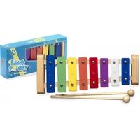 stagg metak8 colourful metallophone with 8 keys