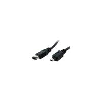 StarTech.com 1 ft IEEE-1394 Firewire Cable 4-6 M/M - Male FireWire - Male FireWire - 1ft - Black