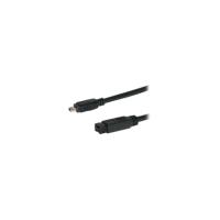 StarTech.com 10 ft IEEE-1394 Firewire 800 Cable 9-4 M/M - 1 x Male FireWire - 1 x Male FireWire - Black