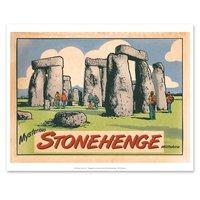 Stonehenge A3 Comic Design Poster