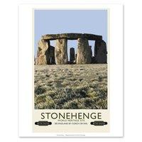 Stonehenge Railway Poster