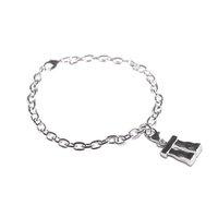 stonehenge silver plated charm bracelet