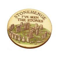 Stonehenge Wooden Pin Badge