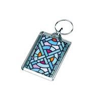 Stained Glass Acrylic Keyring