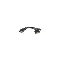 StarTech.com 8in LFH 59 Male to Female DVI I VGA DMS 59 Cable - 1 x DVI-D (Dual-Link) Female Video