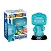 star wars emperor glow in the dark holographic pop vinyl bobble head f ...
