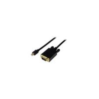 StarTech.com 6 ft Mini DisplayPort to VGAAdapter Converter Cable - mDP to VGA 1920x1200 - Black - 1 x Mini DisplayPort Male Digital Audio/Video - 1 x 