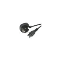 StarTech.com 6 ft Laptop Power Cord - 3 Slot for UK - 230 V AC - Black