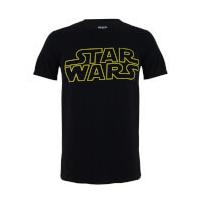 star wars boys logo t shirt black 9 10 years