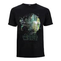 Star Wars Rogue One Men\'s Rainbow Effect Death Star T-Shirt - Black - M
