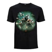 Star Wars Rogue One Men\'s Group Battle T-Shirt - Black - L
