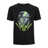 Star Wars Rogue One Men\'s Death Trooper Head T-Shirt - Black - S