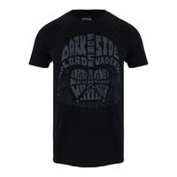 Star Wars Men\'s Darth Vader Text Head T-Shirt - Black - S