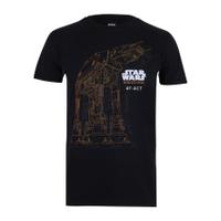 star wars rogue one mens at at t shirt black m