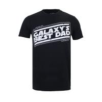Star Wars Men\'s Galaxy\'s Best Dad T-Shirt - Black - S