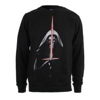 Star Wars Men\'s Kylo Ren Lightsabre Sweatshirt - Black - L