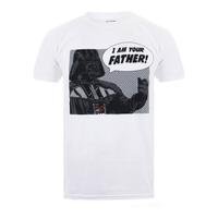 star wars mens i am your father t shirt white m