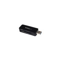 StarTech.com USB 3.0 External Flash Multi Media Memory Card Reader - SDHC MicroSD - microSD, SDHC, SD, MultiMediaCard (MMC), miniSD, microSDHC, TransF
