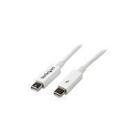 startech 3m white thunderbolt m to thunderbolt m cable