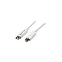 startech 05m white thunderbolt m to thunderbolt m cable